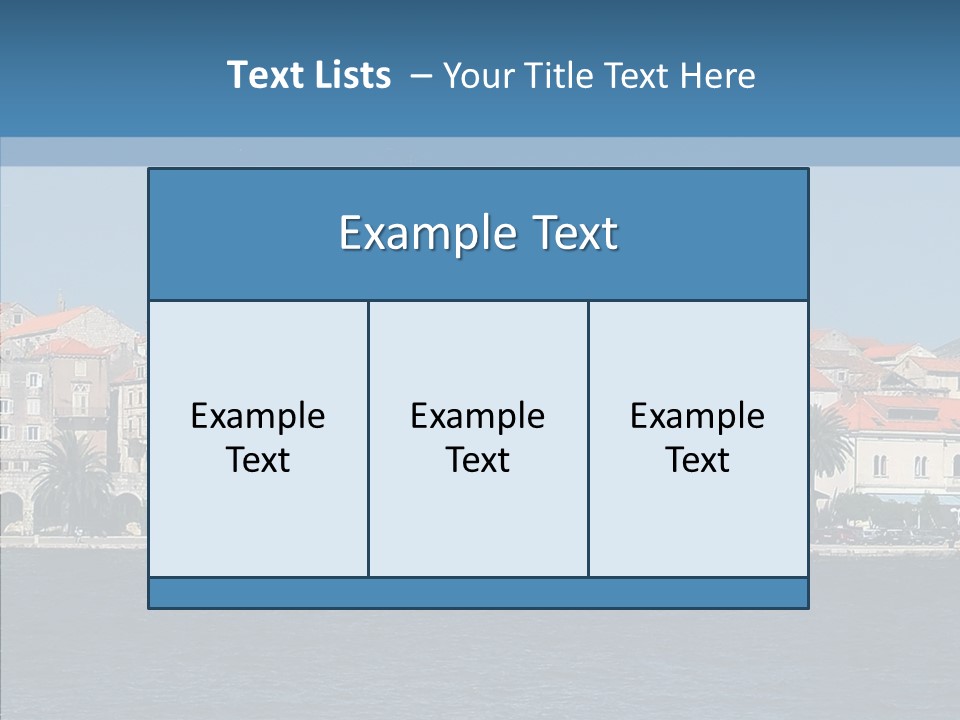 Fortress Croatia Korcula PowerPoint Template