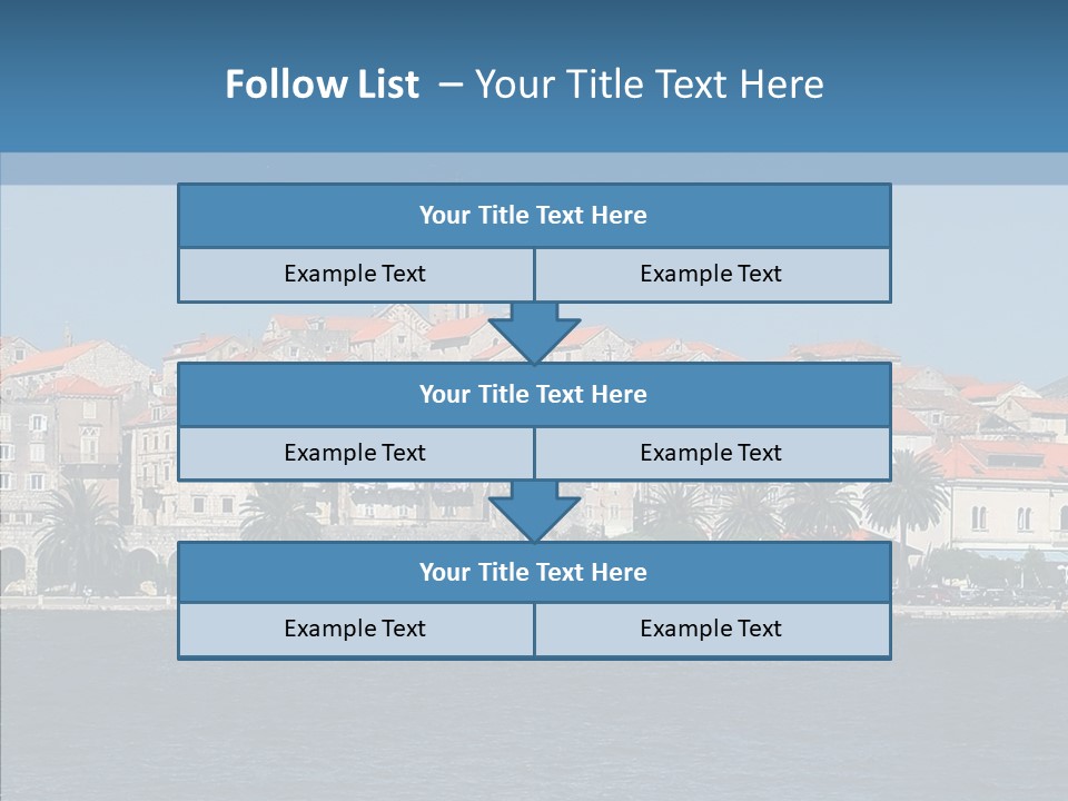 Fortress Croatia Korcula PowerPoint Template