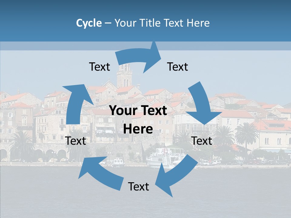 Fortress Croatia Korcula PowerPoint Template