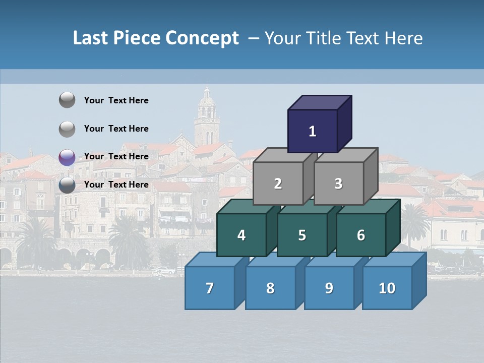 Fortress Croatia Korcula PowerPoint Template