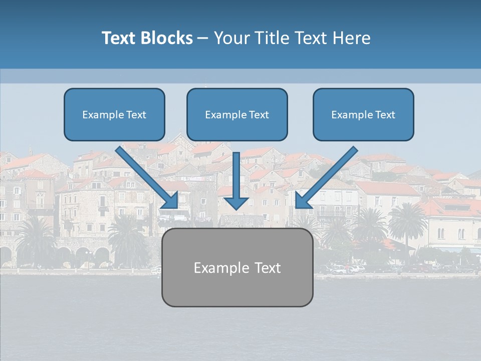 Fortress Croatia Korcula PowerPoint Template