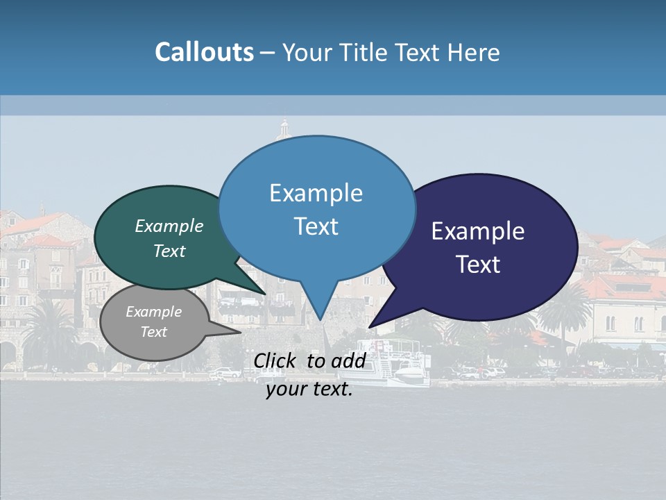 Fortress Croatia Korcula PowerPoint Template