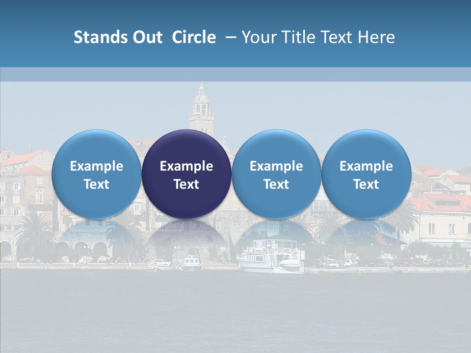 Fortress Croatia Korcula PowerPoint Template