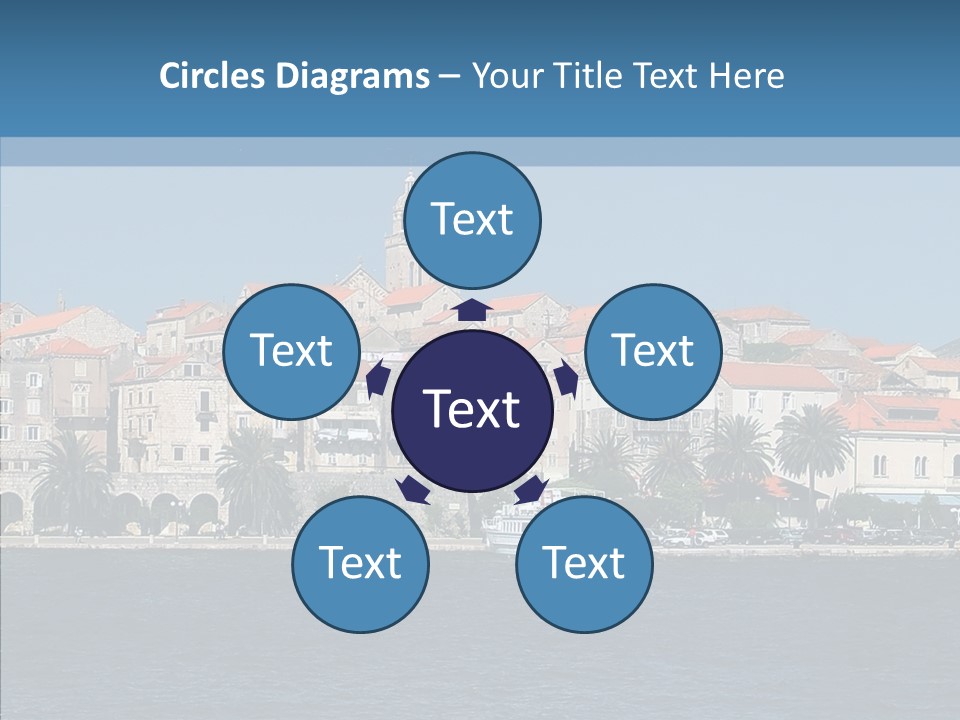 Fortress Croatia Korcula PowerPoint Template
