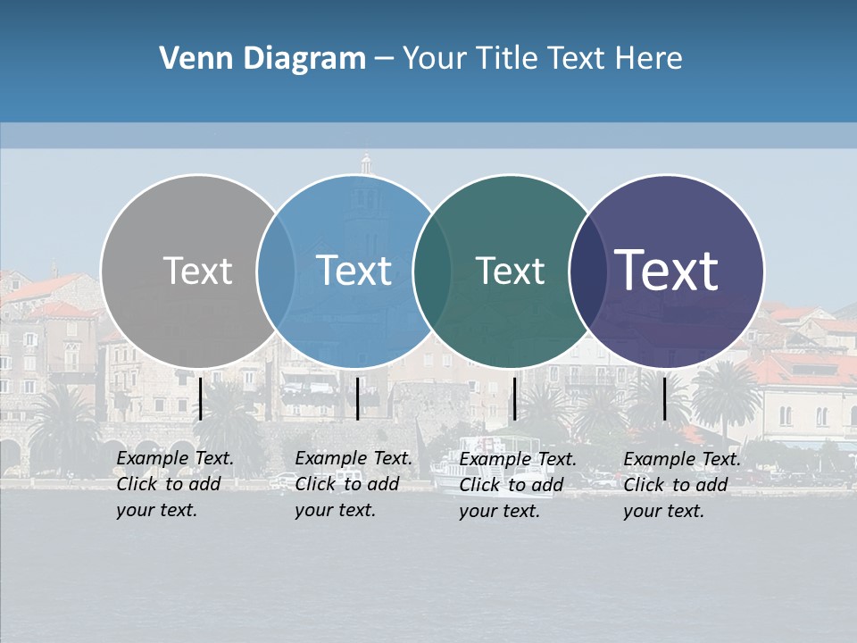 Fortress Croatia Korcula PowerPoint Template