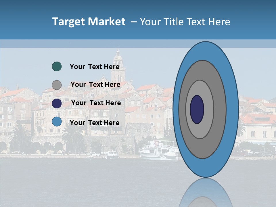 Fortress Croatia Korcula PowerPoint Template