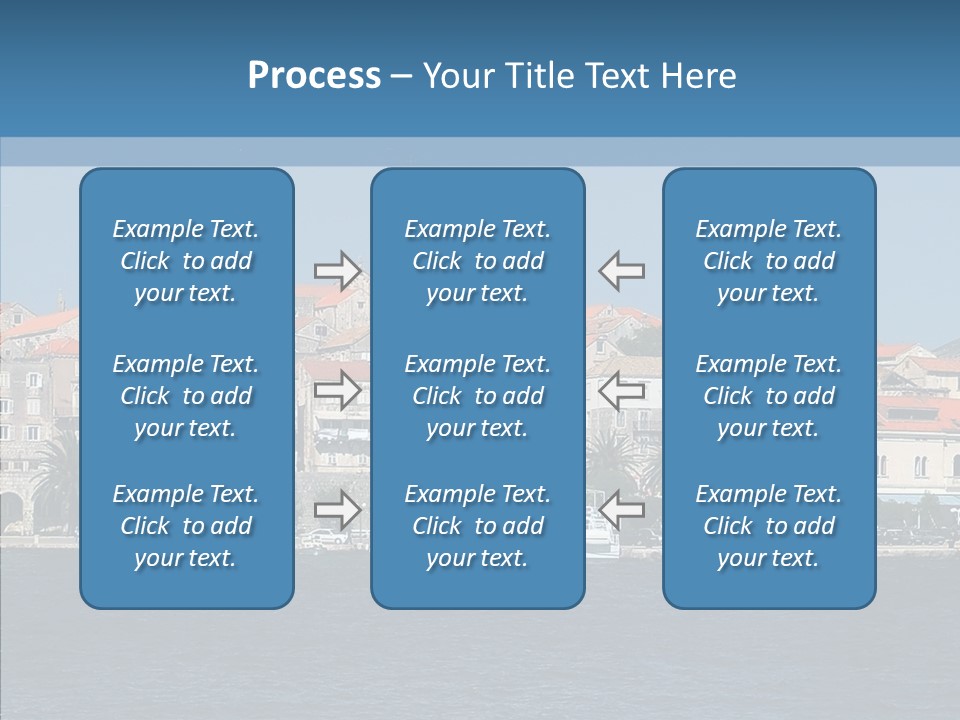 Fortress Croatia Korcula PowerPoint Template