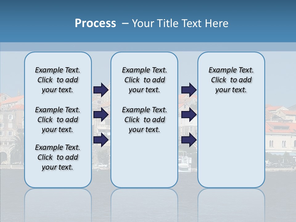 Fortress Croatia Korcula PowerPoint Template