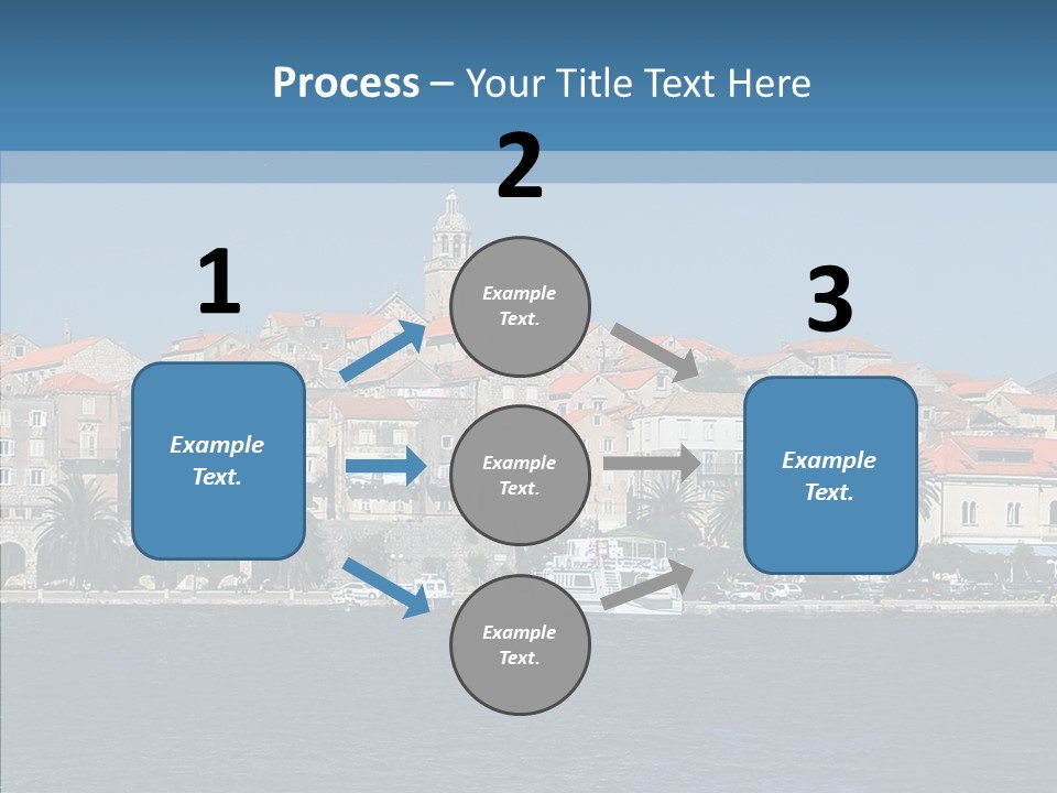 Fortress Croatia Korcula PowerPoint Template