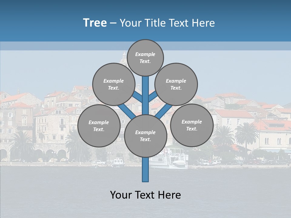 Fortress Croatia Korcula PowerPoint Template