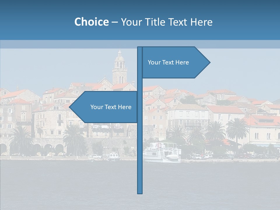 Fortress Croatia Korcula PowerPoint Template