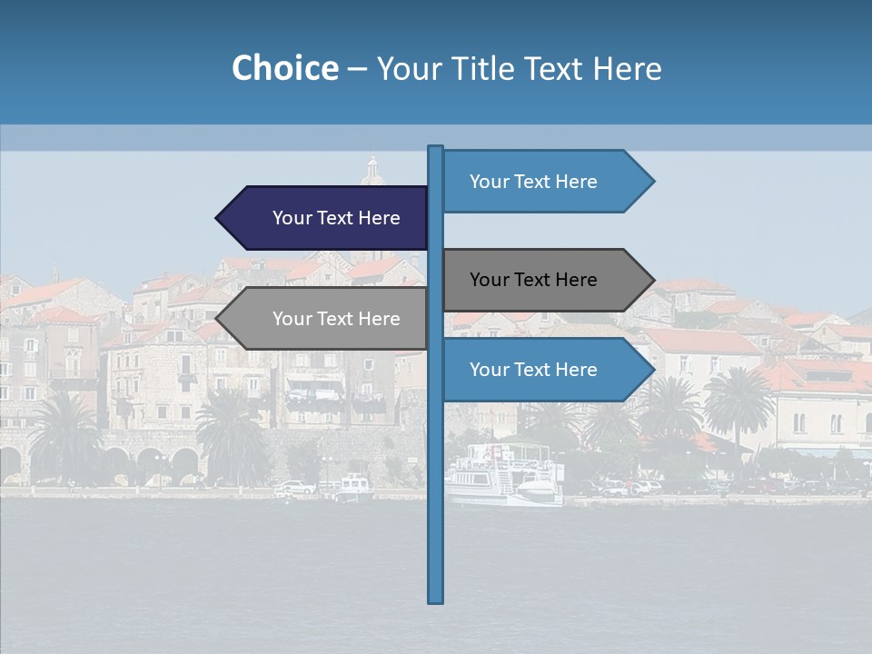 Fortress Croatia Korcula PowerPoint Template