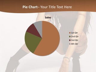 Female Challenge Legs PowerPoint Template