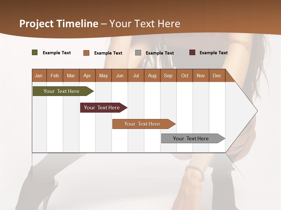 Female Challenge Legs PowerPoint Template