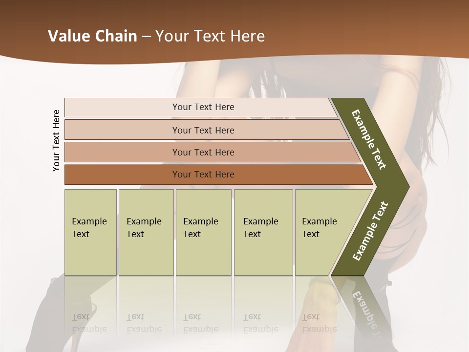 Female Challenge Legs PowerPoint Template