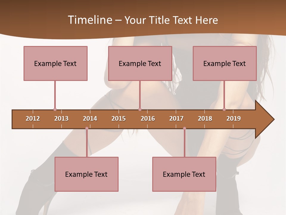 Female Challenge Legs PowerPoint Template