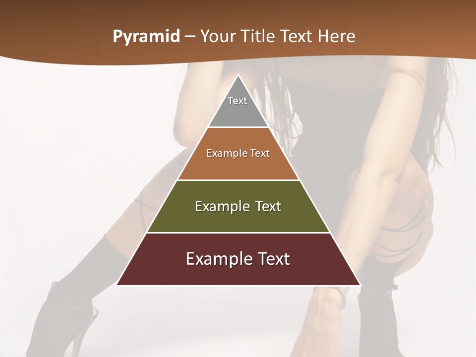 Female Challenge Legs PowerPoint Template