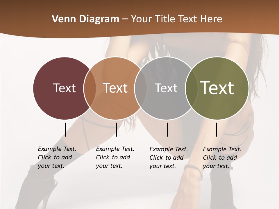 Female Challenge Legs PowerPoint Template