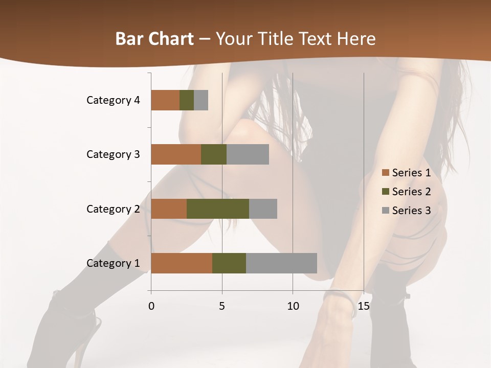 Female Challenge Legs PowerPoint Template