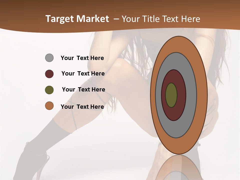 Female Challenge Legs PowerPoint Template