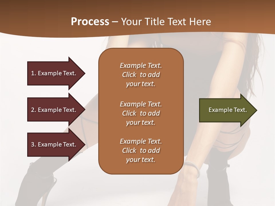 Female Challenge Legs PowerPoint Template