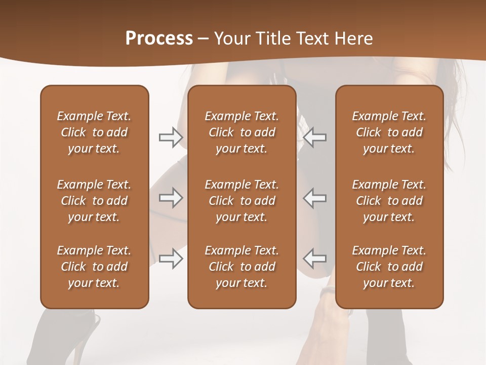 Female Challenge Legs PowerPoint Template