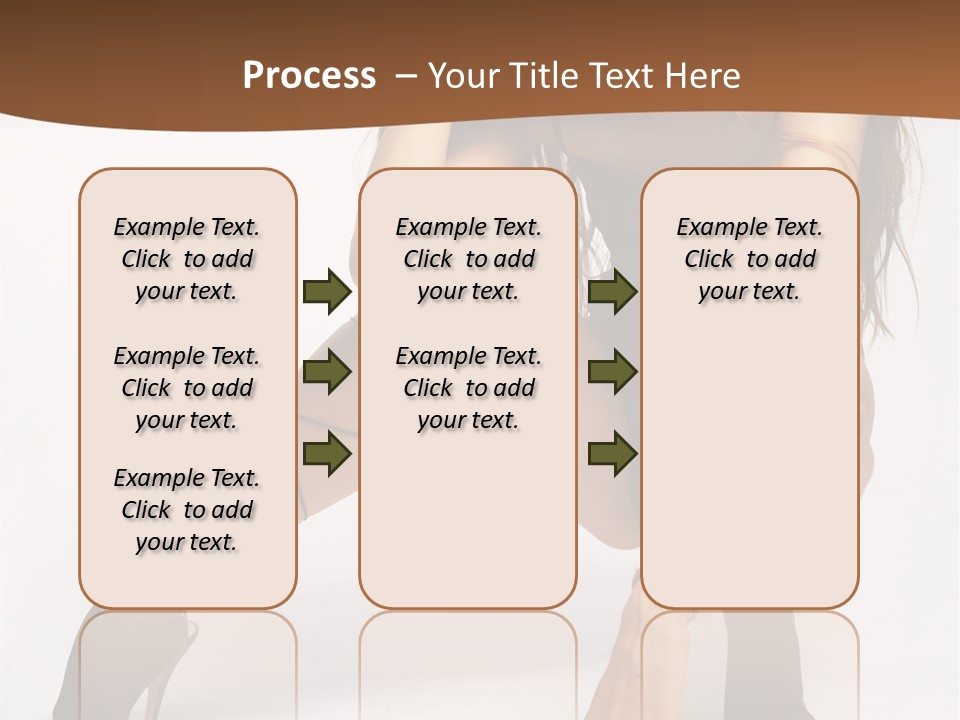 Female Challenge Legs PowerPoint Template