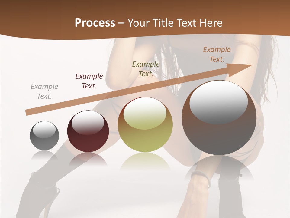 Female Challenge Legs PowerPoint Template