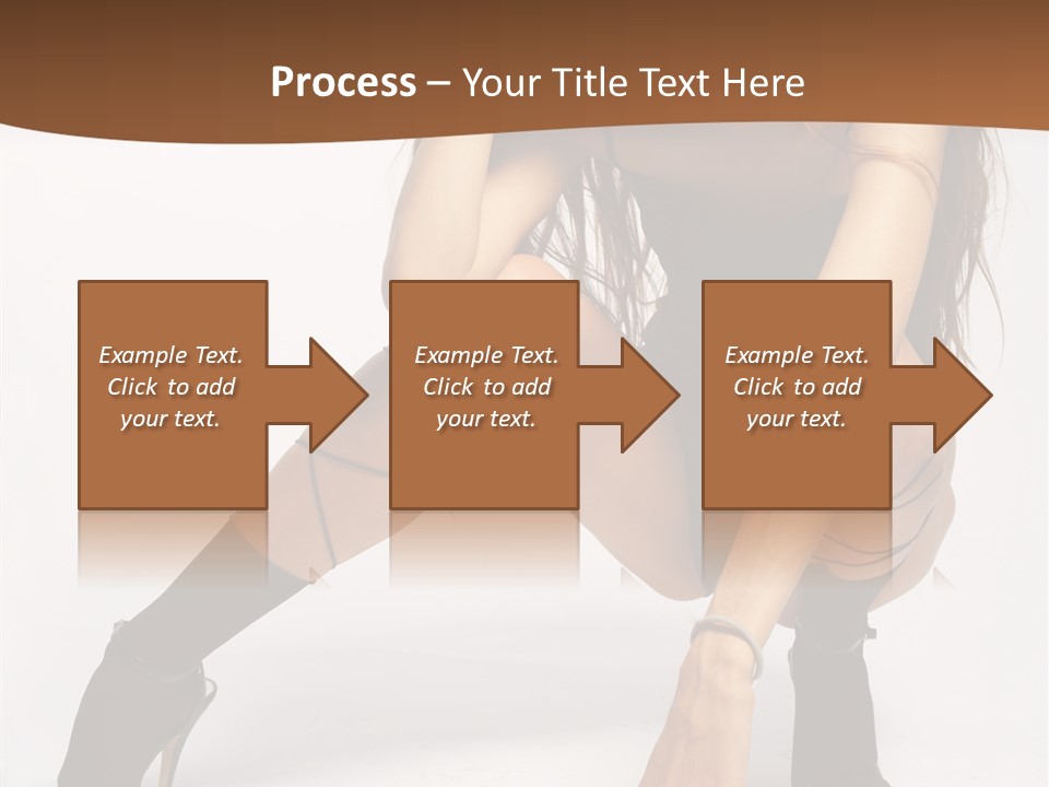 Female Challenge Legs PowerPoint Template