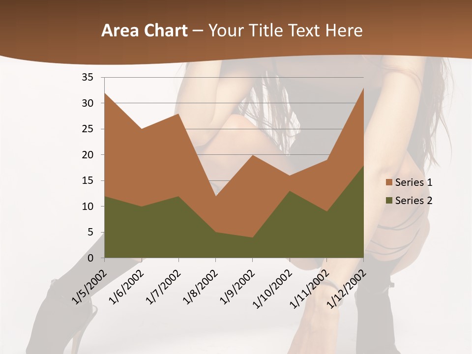 Female Challenge Legs PowerPoint Template