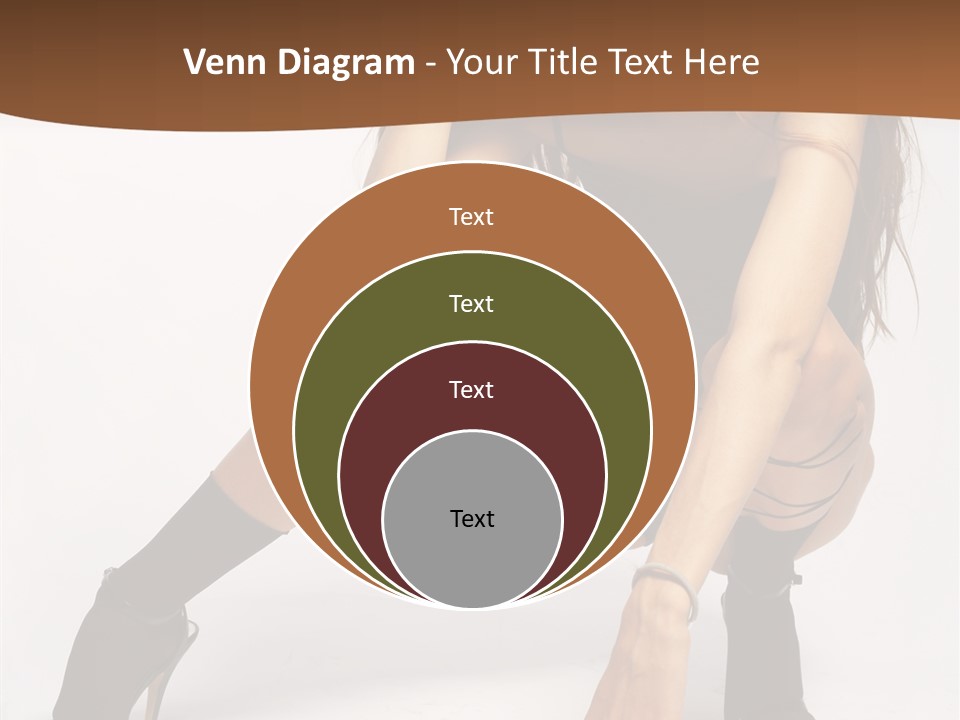 Female Challenge Legs PowerPoint Template