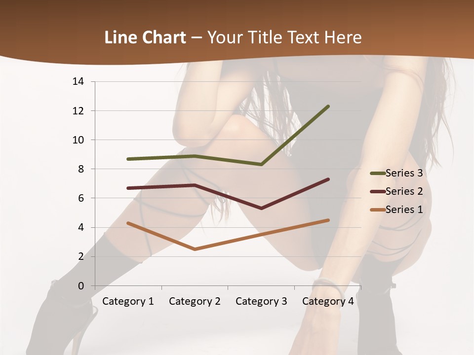 Female Challenge Legs PowerPoint Template