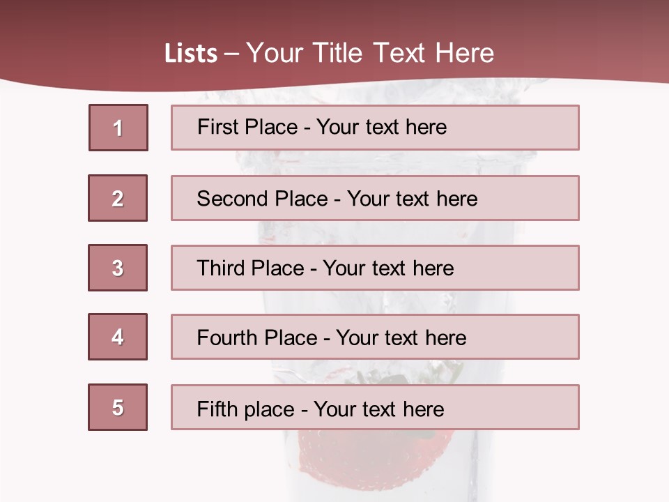 Modern Drink Beverage PowerPoint Template