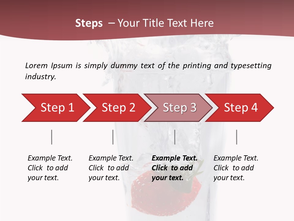 Modern Drink Beverage PowerPoint Template
