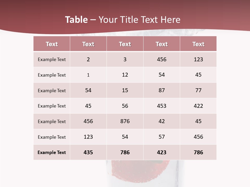Modern Drink Beverage PowerPoint Template