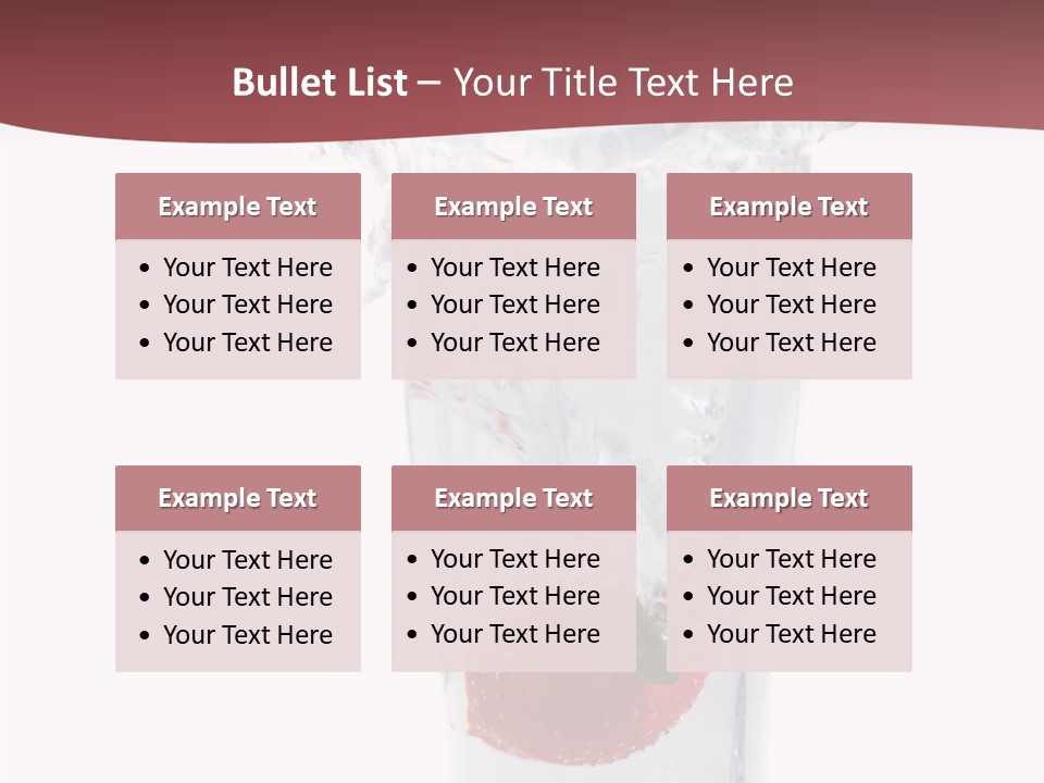 Modern Drink Beverage PowerPoint Template