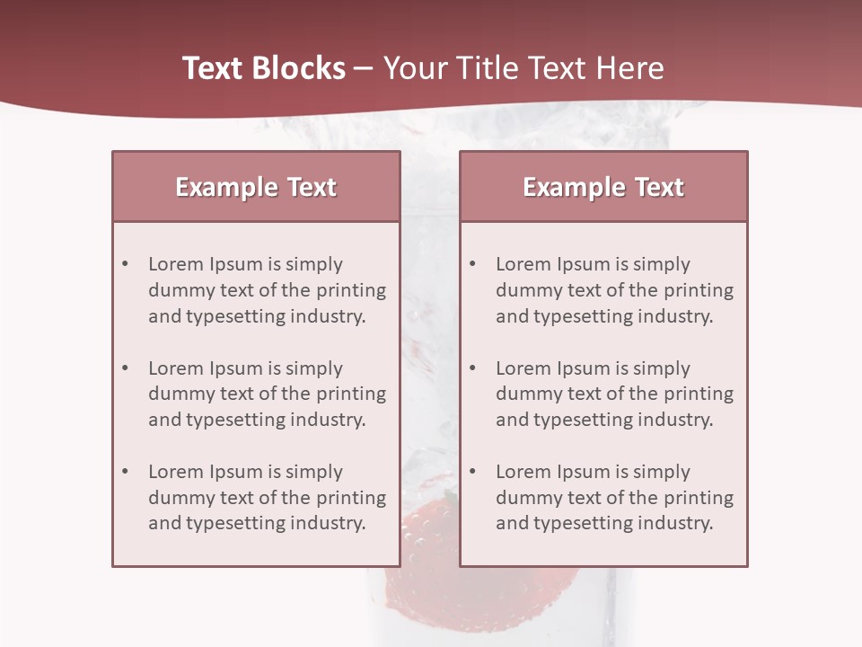 Modern Drink Beverage PowerPoint Template
