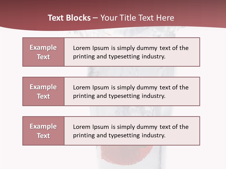 Modern Drink Beverage PowerPoint Template