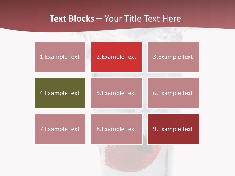 Modern Drink Beverage PowerPoint Template