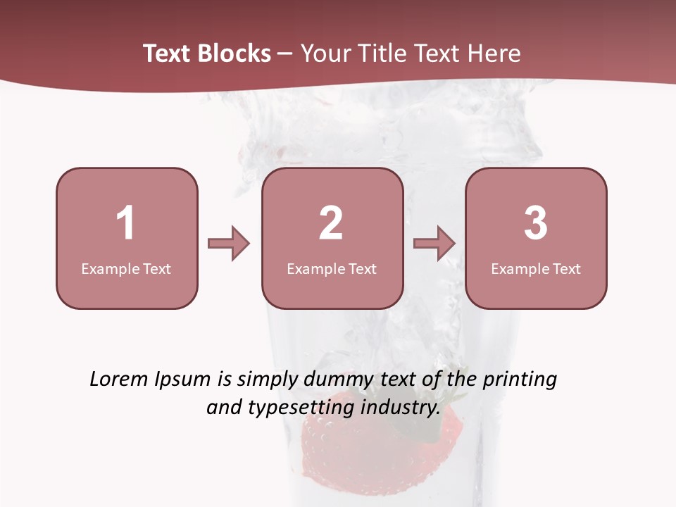 Modern Drink Beverage PowerPoint Template