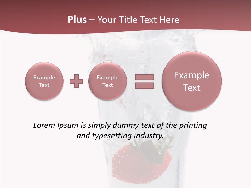 Modern Drink Beverage PowerPoint Template