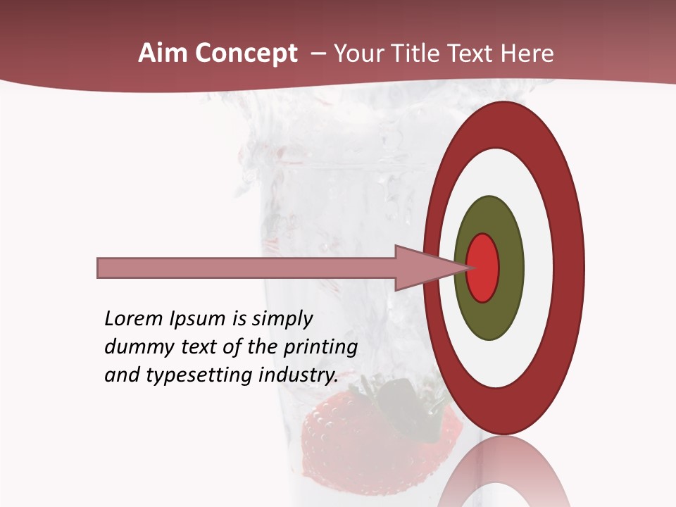 Modern Drink Beverage PowerPoint Template