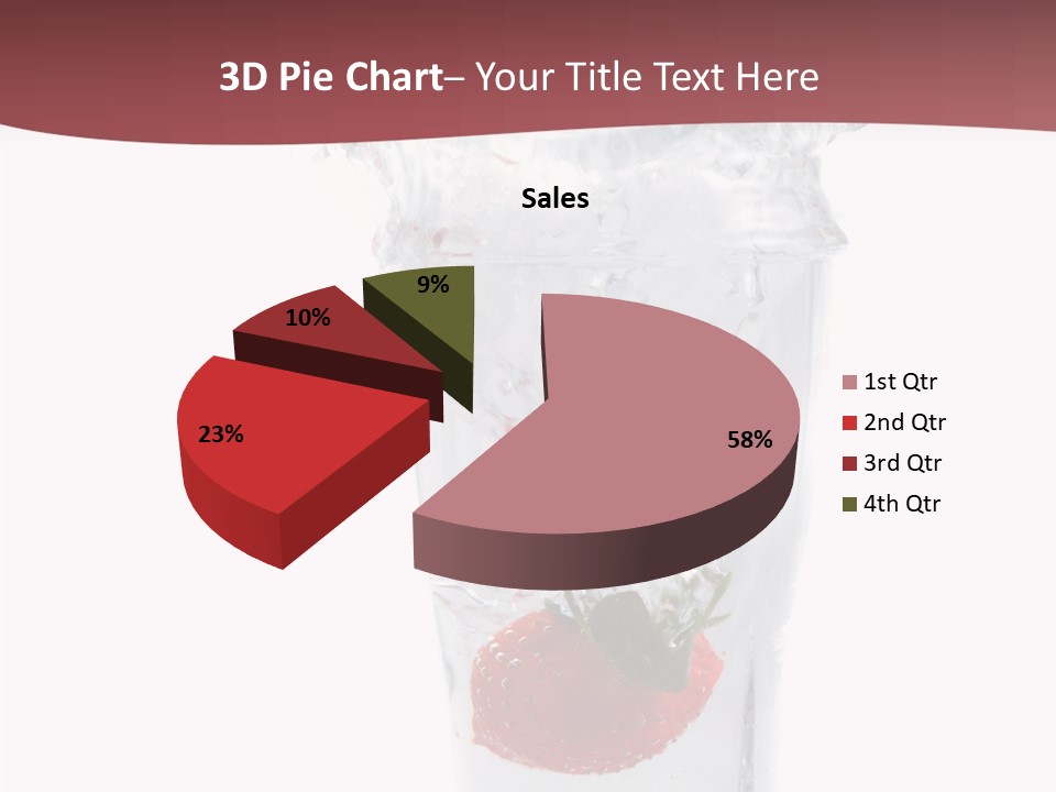 Modern Drink Beverage PowerPoint Template