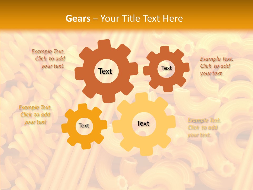 Dinner Sauce Vegetarian PowerPoint Template