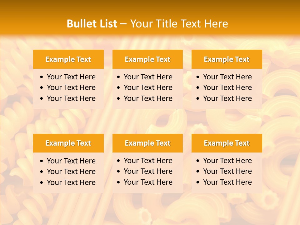 Dinner Sauce Vegetarian PowerPoint Template