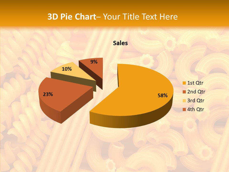 Dinner Sauce Vegetarian PowerPoint Template