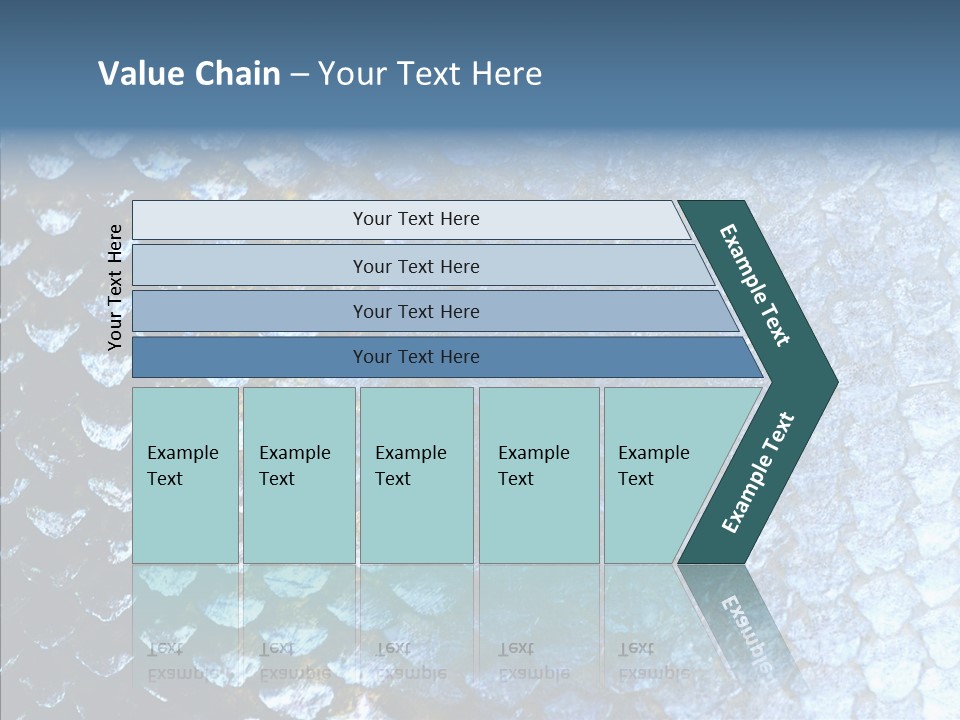 Skin Fish Silver PowerPoint Template