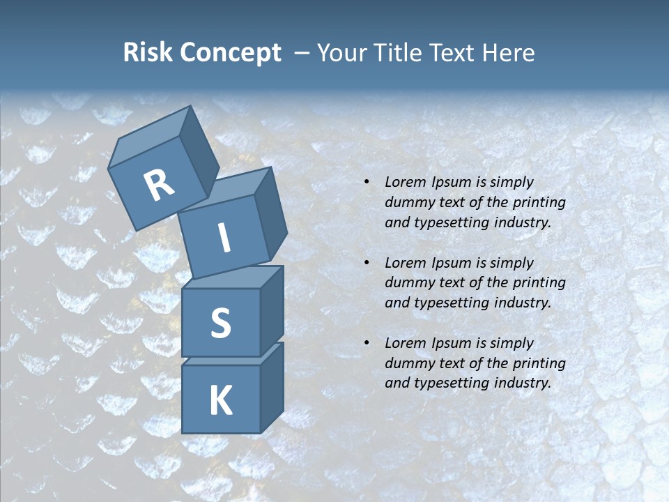 Skin Fish Silver PowerPoint Template