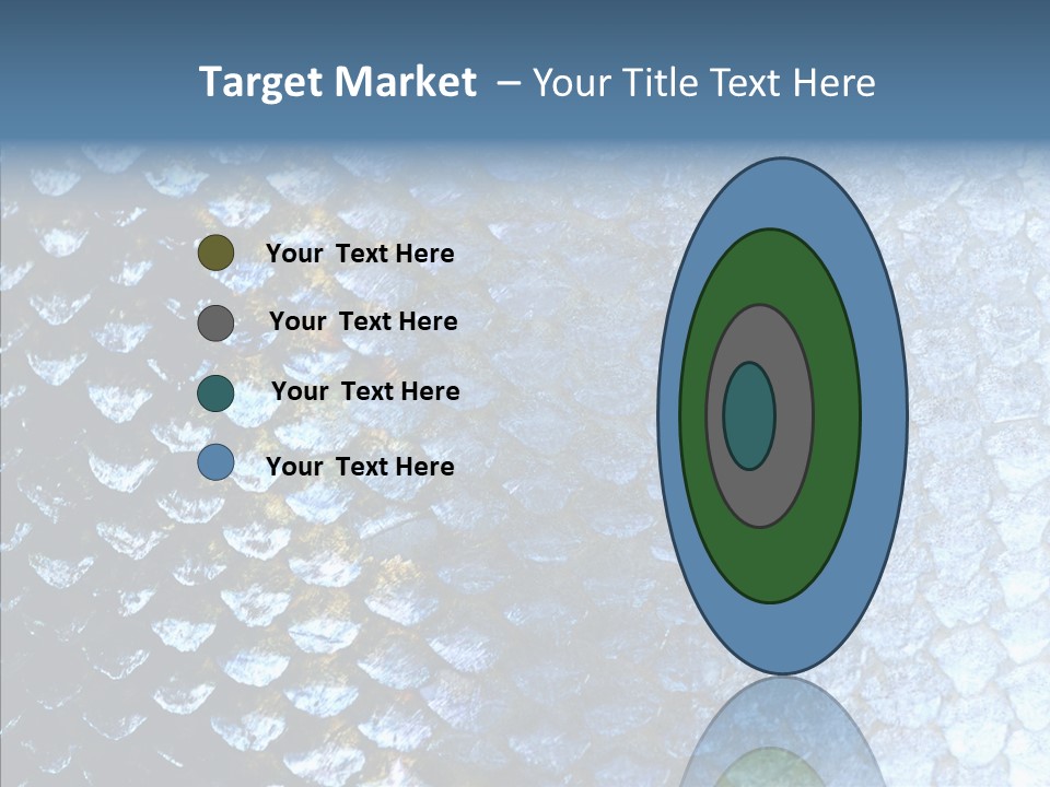 Skin Fish Silver PowerPoint Template