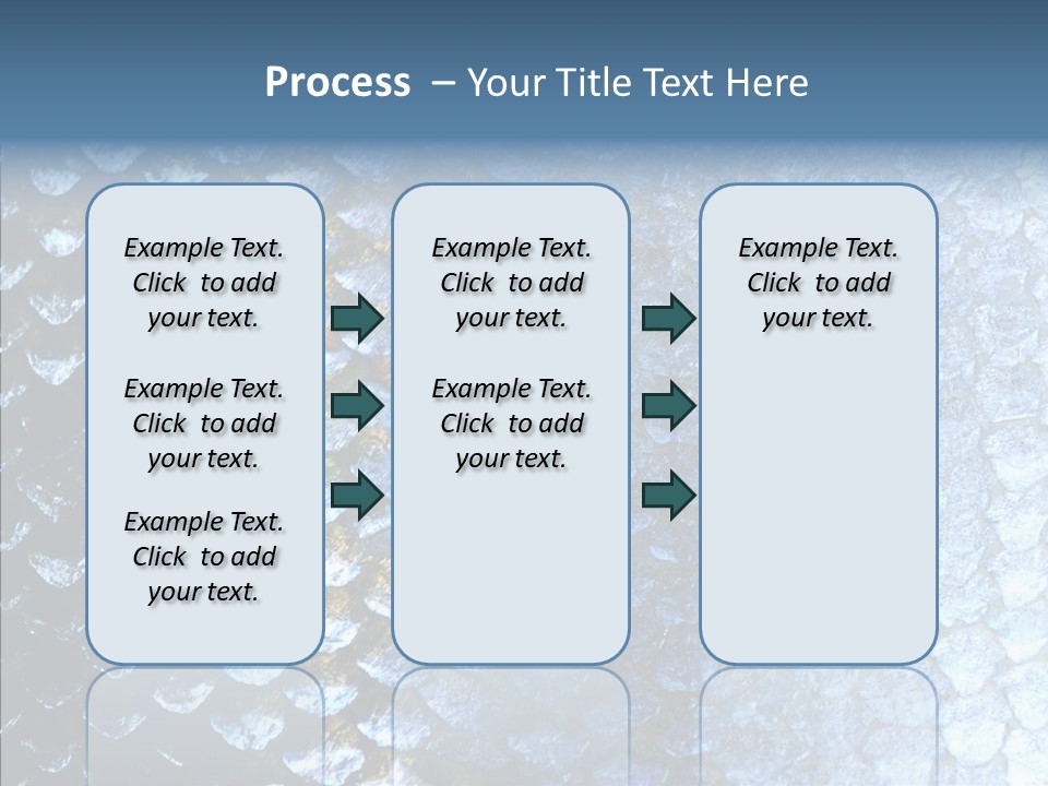 Skin Fish Silver PowerPoint Template